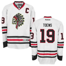 Jonathan Toews #19 White White Skull Jersey