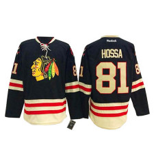 Marian Hossa #81 Black 2015 Winter Classic Jersey