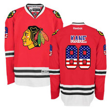 Patrick Kane #88 Red USA Flag Fashion Jersey