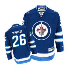 Blake Wheeler #26 Navy Blue Home Jersey