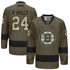 Terry O'Reilly #24 Green Camo Player Jersey