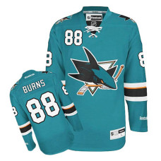 Brent Burns #88 Teal Green Home Jersey