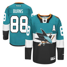 Brent Burns #88 Teal/Black 2015 Stadium Series Jersey