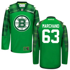 Brad Marchand #63 Green St. Patrick's Day Jersey
