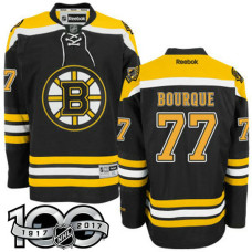 #77 Ray Bourque Black 100 Greatest Player Jersey