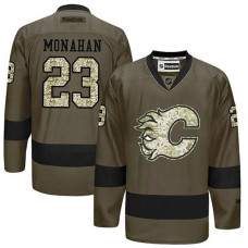 Sean Monahan #23 Green Camo Player Jersey