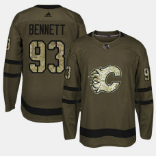 #93 Camo Salute To Service Sam Bennett Jersey