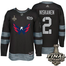 #2 Matt Niskanen Black 2017 Stanley Cup Final 100th Classic Limited Fashion Jersey