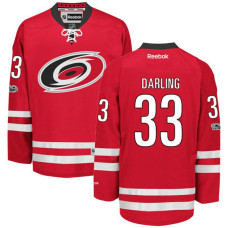 #33 Scott Darling Red Anniversary Patch Reebok Home Premier Jersey