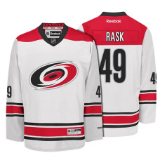 #49 Victor Rask White Hockey Away Premier Jersey