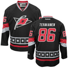 #86 Teuvo Teravainen Black Hockey Alternate Premier Jersey