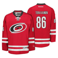 #86 Teuvo Teravainen Red Hockey Home Premier Jersey