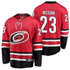 #23 Breakaway Player Brock McGinn Home Jersey Red