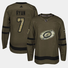 #7 Camo Salute To Service Derek Ryan Jersey