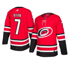 #7 Red Authentic Home Derek Ryan Jersey