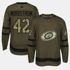 #42 Camo Salute To Service Joakim Nordstrom Jersey