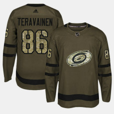 #86 Camo Salute To Service Teuvo Teravainen Jersey