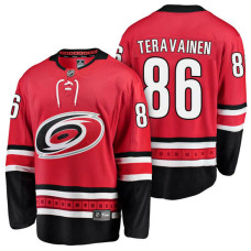 #86 Breakaway Player Teuvo Teravainen Jersey Red