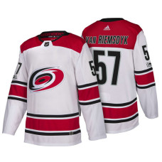 #57 Trevor Van Riemsdyk White 2018 New Season Team Road Jersey