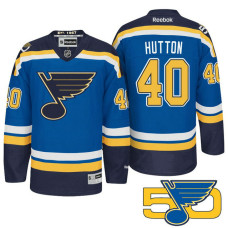 Carter Hutton #40 Blue 50th Anniversary Jersey