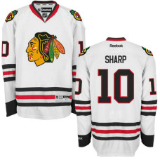 #10 Patrick Sharp White 2017 Draft Premier Hockey Jersey