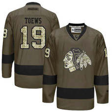 Jonathan Toews #19 Green Camo Player Jersey