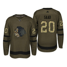 #20 Brandon Saad Camo Salute To Service Jersey