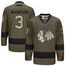 Keith Magnuson #3 Green Camo Player Jersey