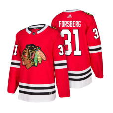 #31 ANTON FORSBERG Red 2018 New Season Player Home Jersey