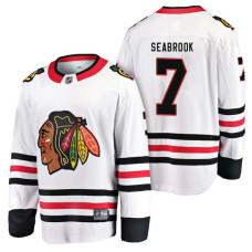 #7 White Breakaway Brent Seabrook Jersey