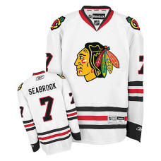 Brent Seabrook #7 White Away Jersey