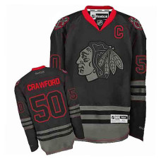 Corey Crawford #50 Black Premier Jersey