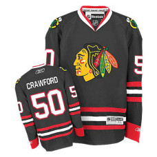 Corey Crawford #50 Black Alternate Jersey