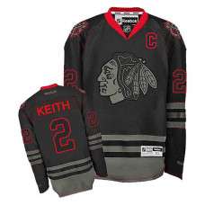 Duncan Keith #2 Black Premier Jersey