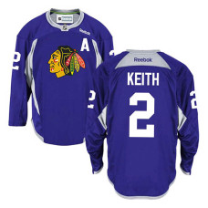 Duncan Keith #2 Purple Practice Jersey