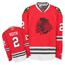 Duncan Keith #2 Red Red Skull Jersey