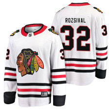 #32 Breakaway Away Michal Rozsival Jersey White