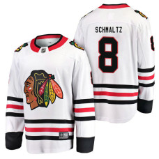 #8 Breakaway Away Nick Schmaltz Jersey White