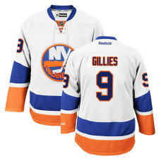 Clark Gillies #9 White Away Jersey