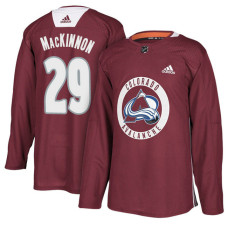 #29 Maroon New Season Practice Nathan MacKinnon Jersey