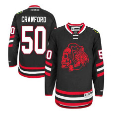 Corey Crawford #50 Black 2014 Stadium Series Jersey