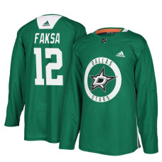 #12 Green New Season Practice Radek Faksa Jersey