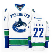 Daniel Sedin #22 White Away Jersey