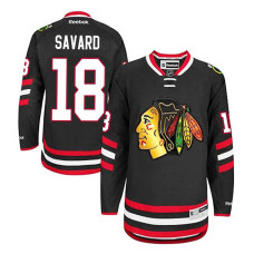 Denis Savard #18 Black 2014 Stadium Series Jersey