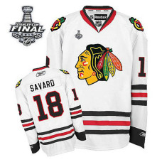 Denis Savard #18 White 2015 Stanley Cup Away Jersey