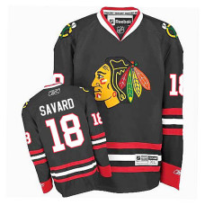 Denis Savard #18 Black Alternate Jersey