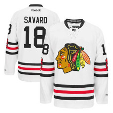 Denis Savard #18 White 2015 Winter Classic Jersey