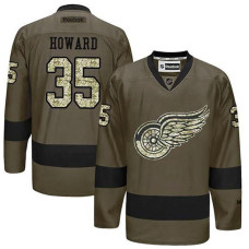 Jimmy Howard #35 Green Camo Player Jersey