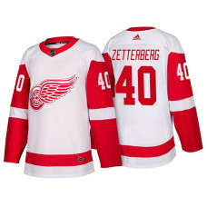 #40 Henrik Zetterberg White 2018 Season New Outfitted Jersey