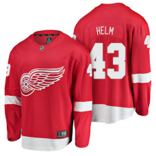 #43 Breakaway Player Darren Helm Jersey Red